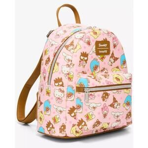Loungefly Hello Kitty And Friends Sweet Treat Mini Backpack Pink Sanrio New